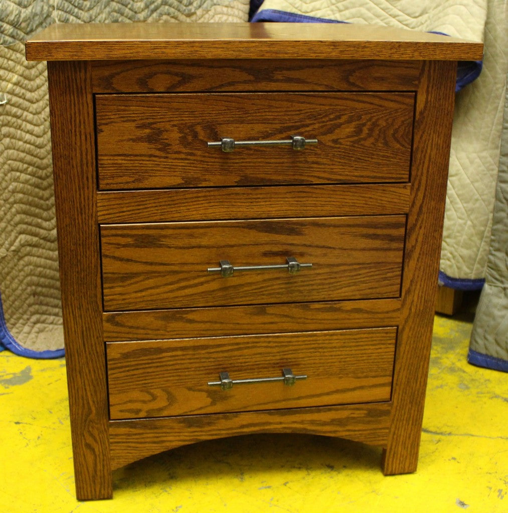 Siesta Mission 3 Drawer Night Stand