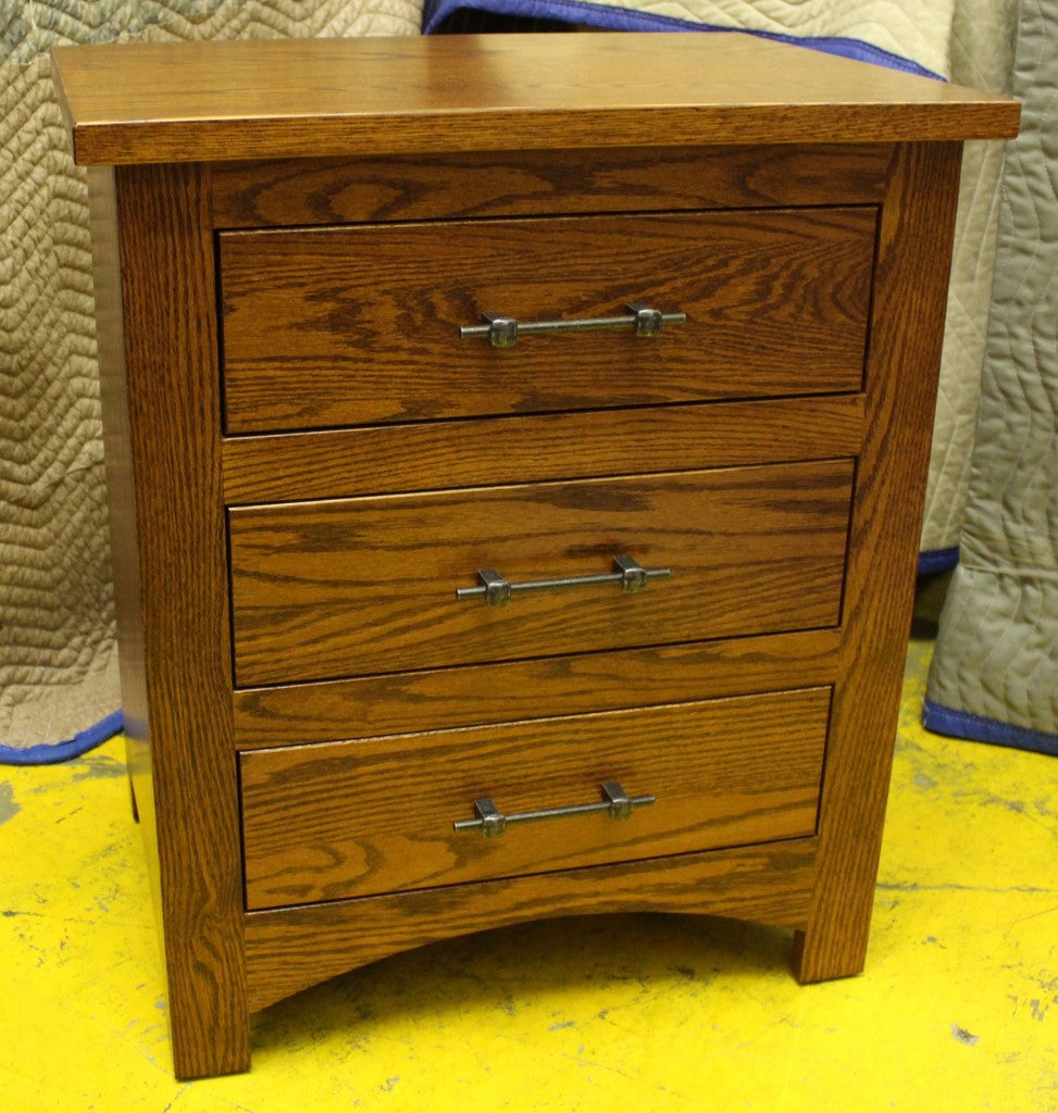 Siesta Mission 3 Drawer Night Stand