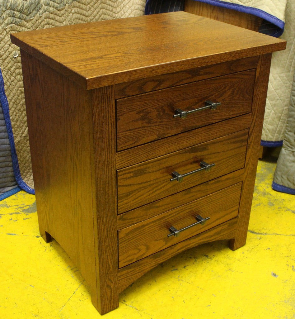 Siesta Mission 3 Drawer Night Stand