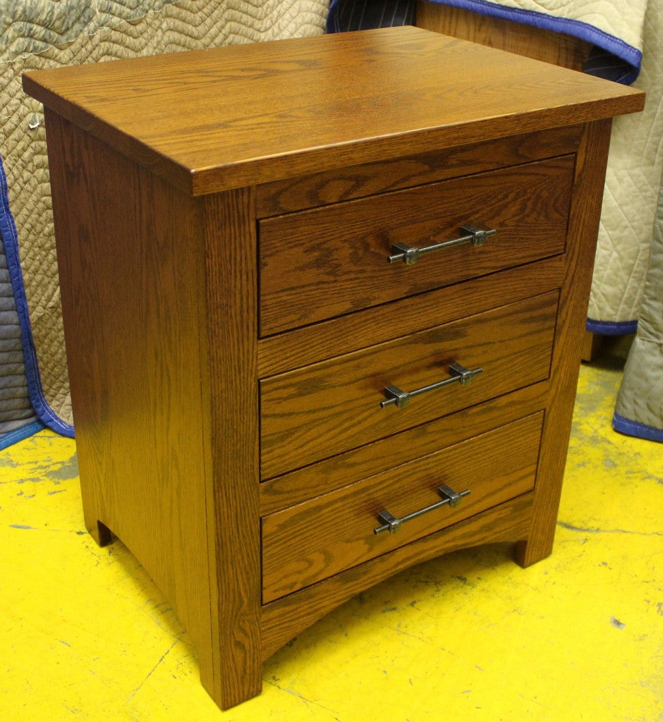 Siesta Mission 3 Drawer Night Stand