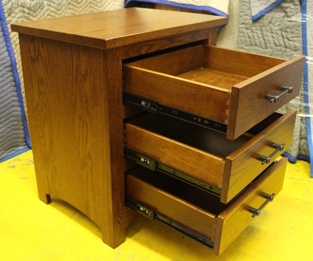 Siesta Mission 3 Drawer Night Stand