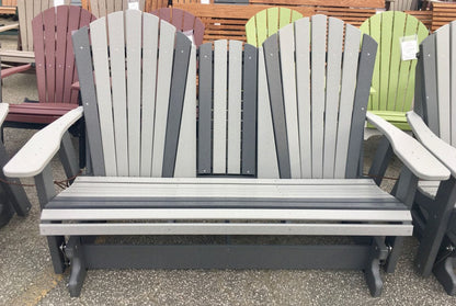 Poly 5′ Adirondack Glider with Fold Down