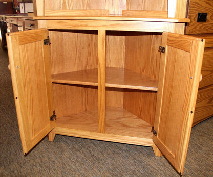 26″ Corner Shaker Hutch