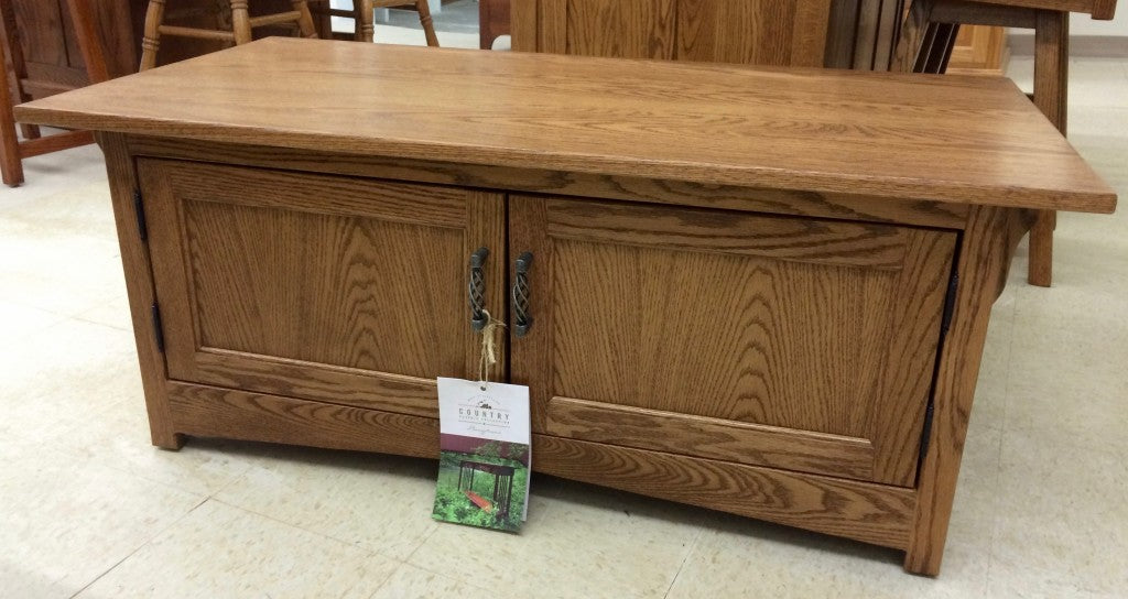 Salem Mission Enclosed Coffee Table  -44" W