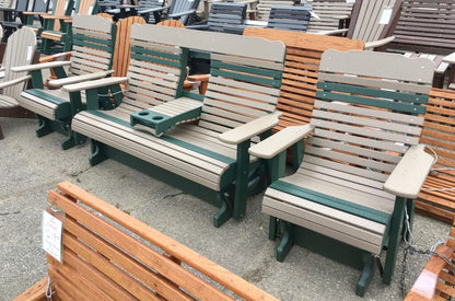Poly Deluxe 2′ High Back Glider