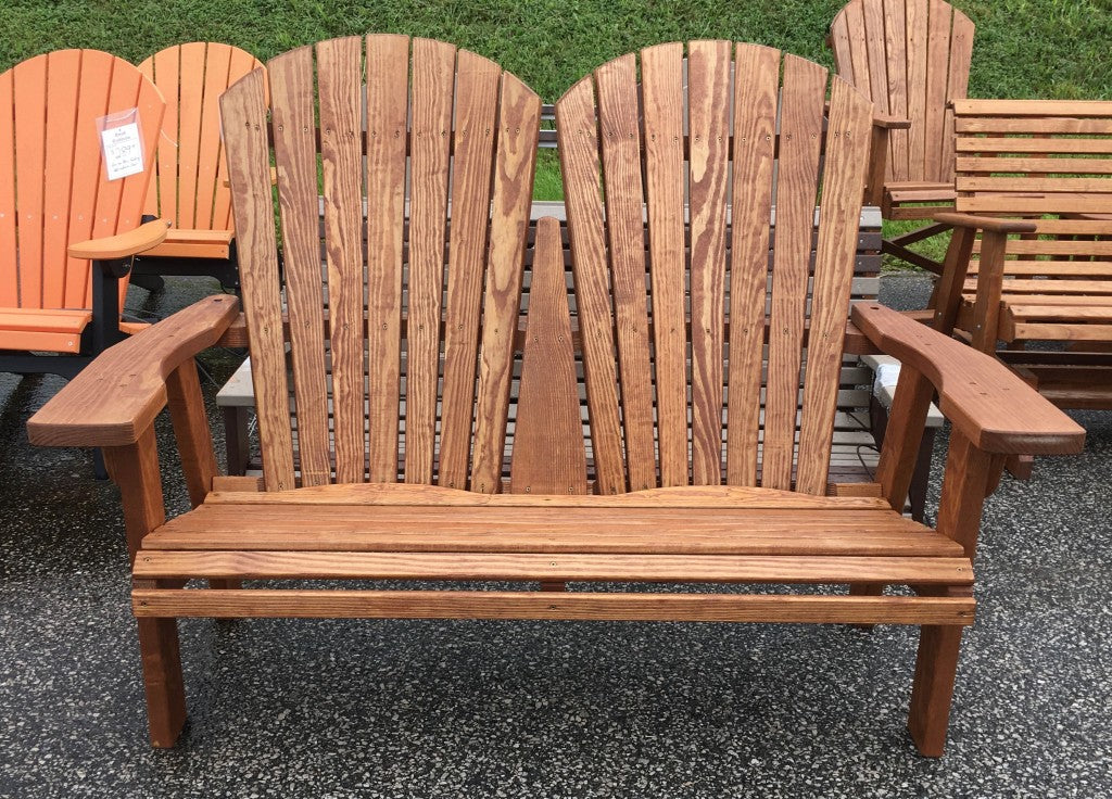 4' Adirondack Love Seat Bench