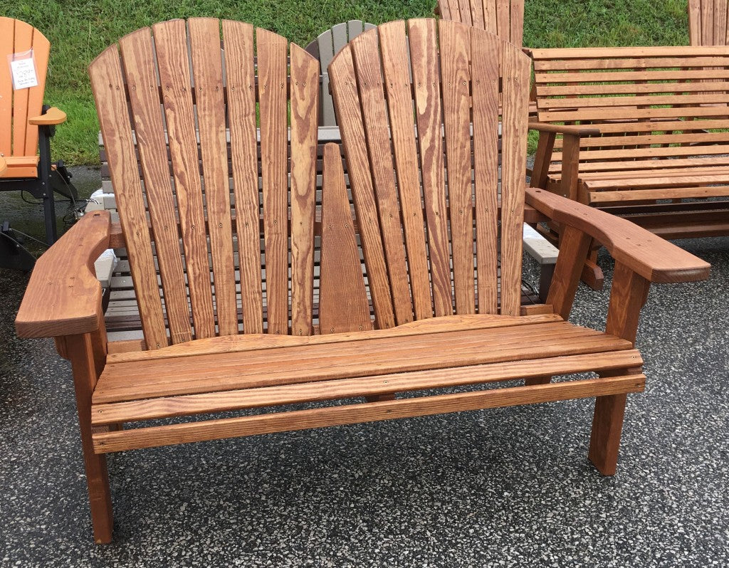 4' Adirondack Love Seat Bench