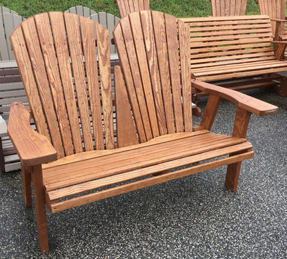 4' Adirondack Love Seat Bench