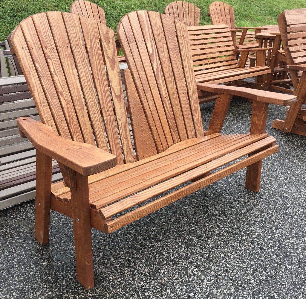 4' Adirondack Love Seat Bench