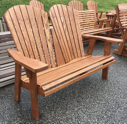 4' Adirondack Love Seat Bench