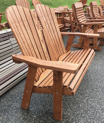 4' Adirondack Love Seat Bench