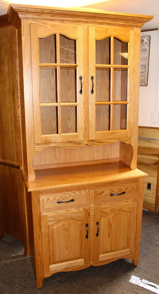 2-Door Country Hutch [43″ Wide]
