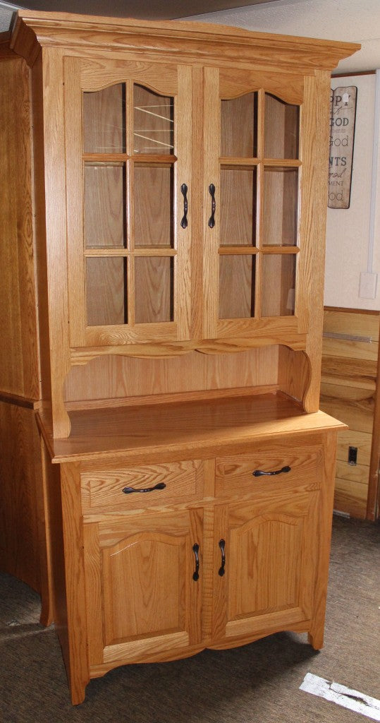 2-Door Country Hutch [43″ Wide]