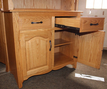 2-Door Country Hutch [43″ Wide]