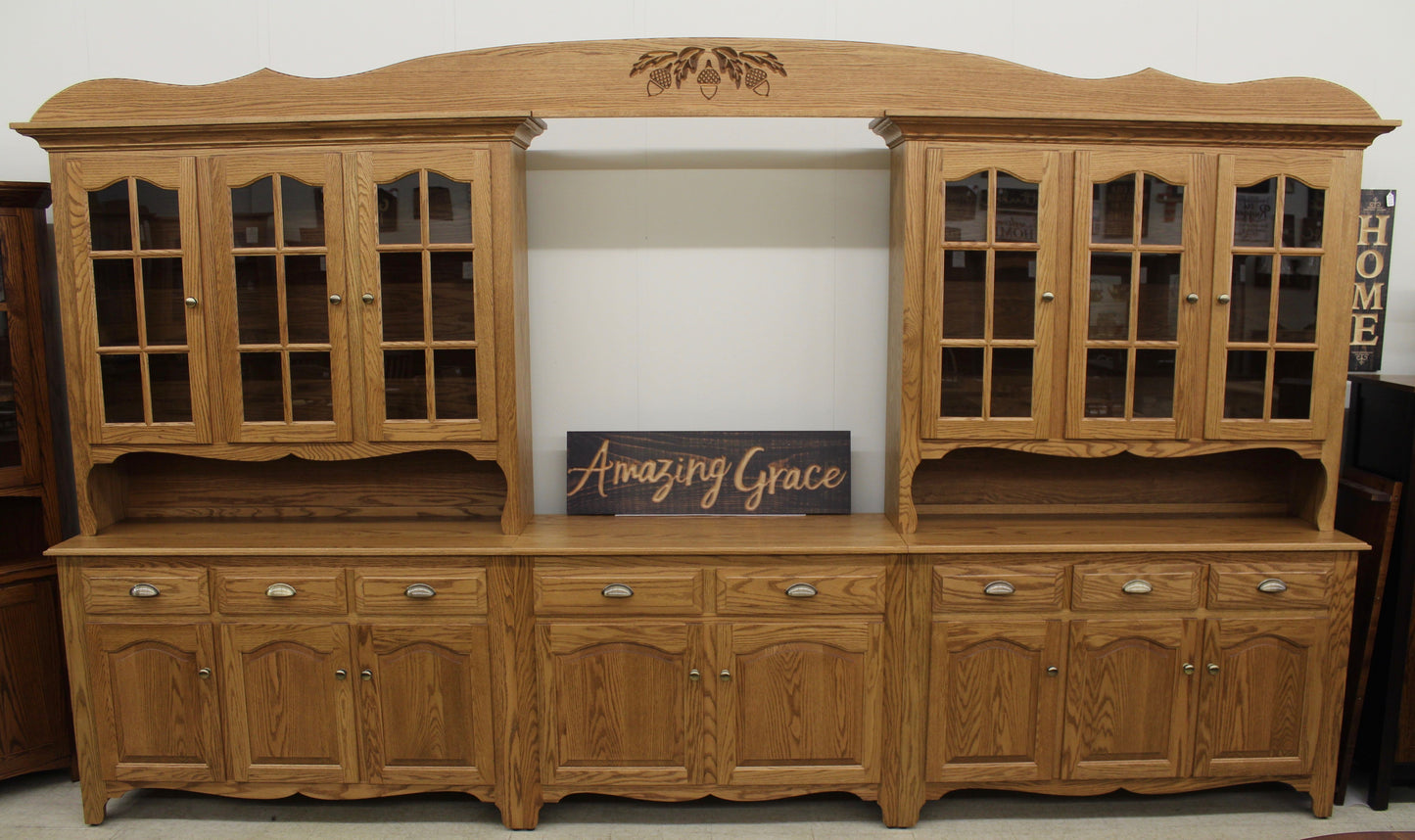 Custom 8-Bay Country Hutch
