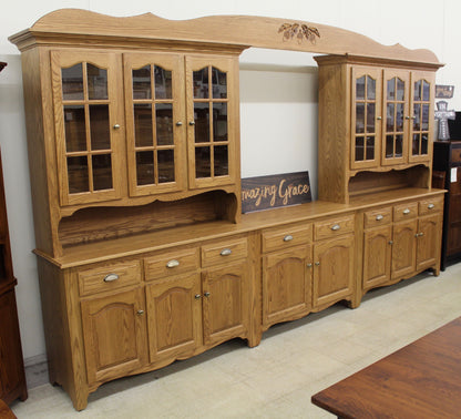 Custom 8-Bay Country Hutch