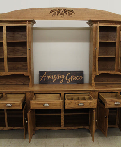 Custom 8-Bay Country Hutch