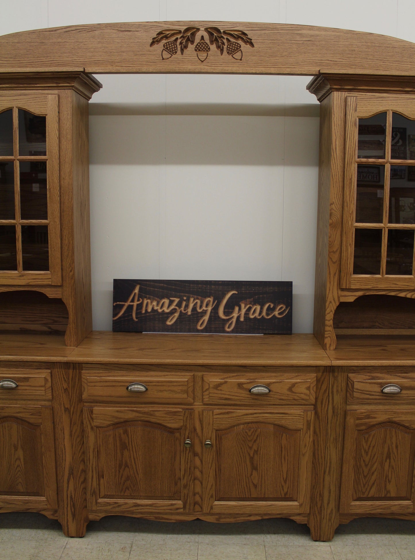 Custom 8-Bay Country Hutch