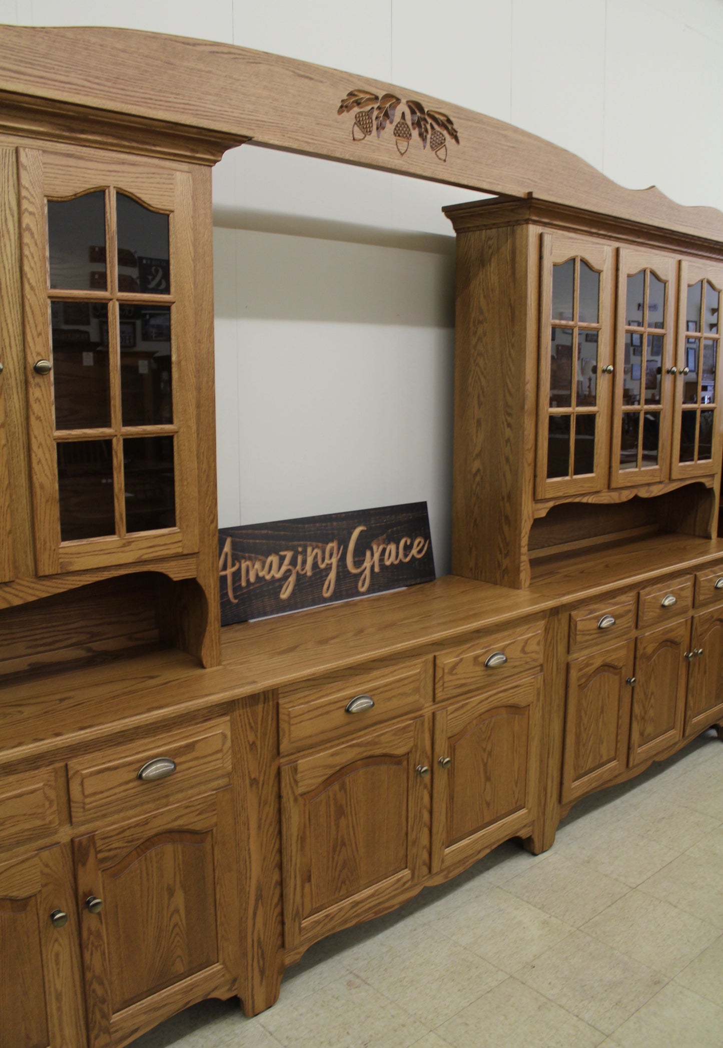 Custom 8-Bay Country Hutch