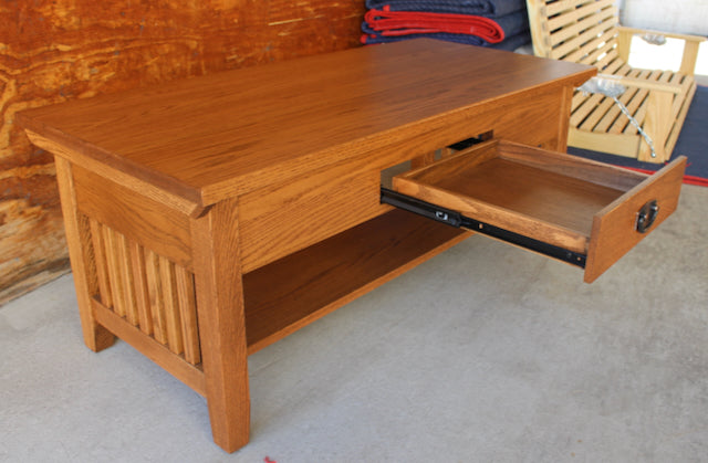 Prairie Mission 42" Coffee Table with Lift Top