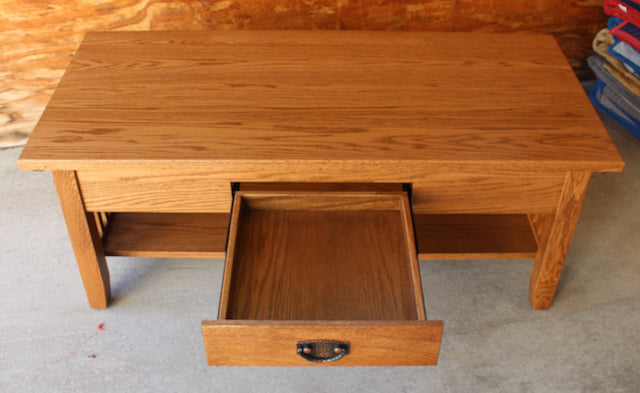 Prairie Mission 42" Coffee Table with Lift Top