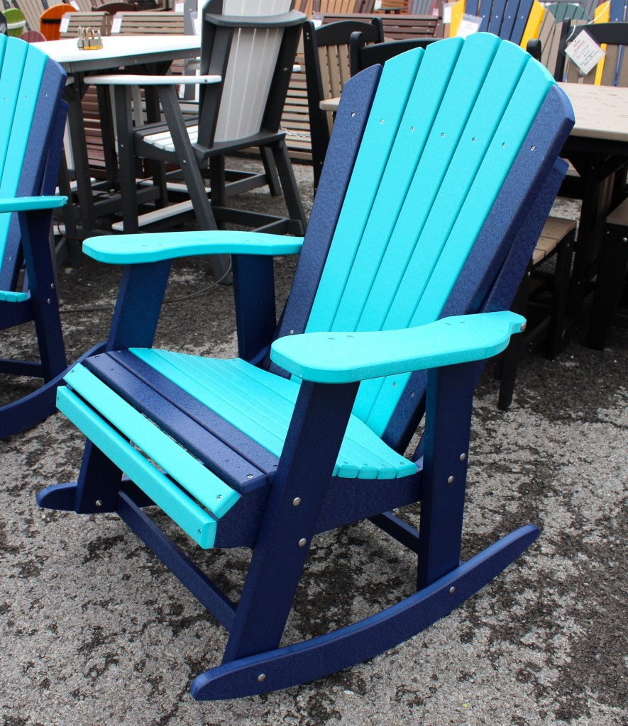 Poly Adirondack Rocking Chair