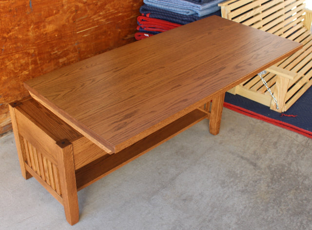 Prairie Mission 42" Coffee Table with Lift Top