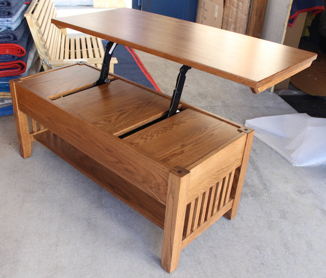 Prairie Mission 42" Coffee Table with Lift Top