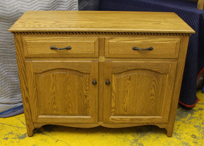 47" Country Server with Rope Twist Trim Molding