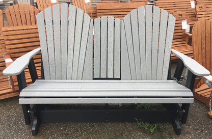 Poly 5′ Adirondack Glider with Fold Down