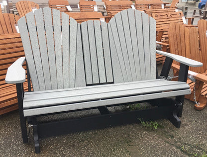 Poly 5′ Adirondack Glider with Fold Down