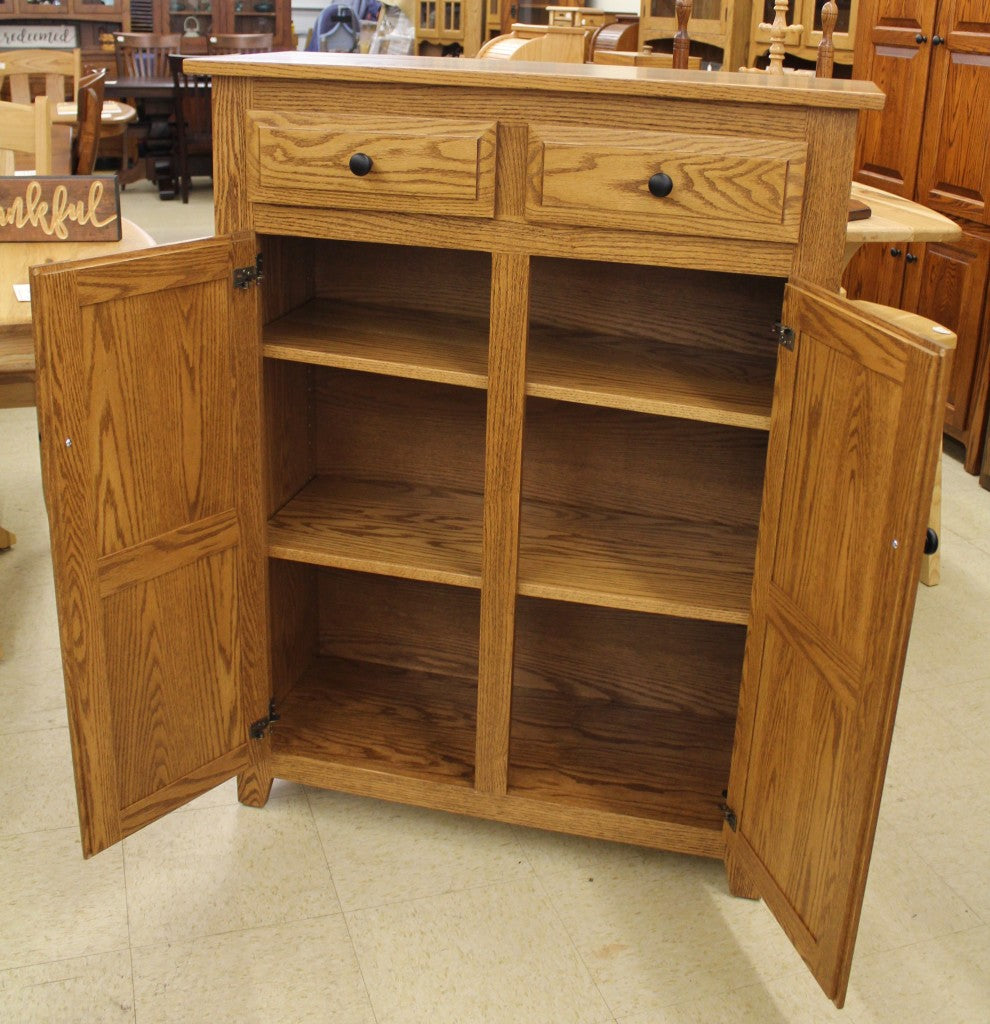 Pie Safe with Wooden Raised Panel Doors