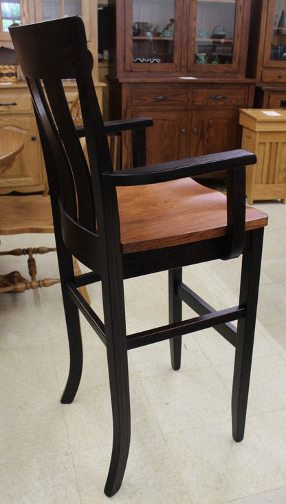 30″ Curlew Bar Chair with Arms
