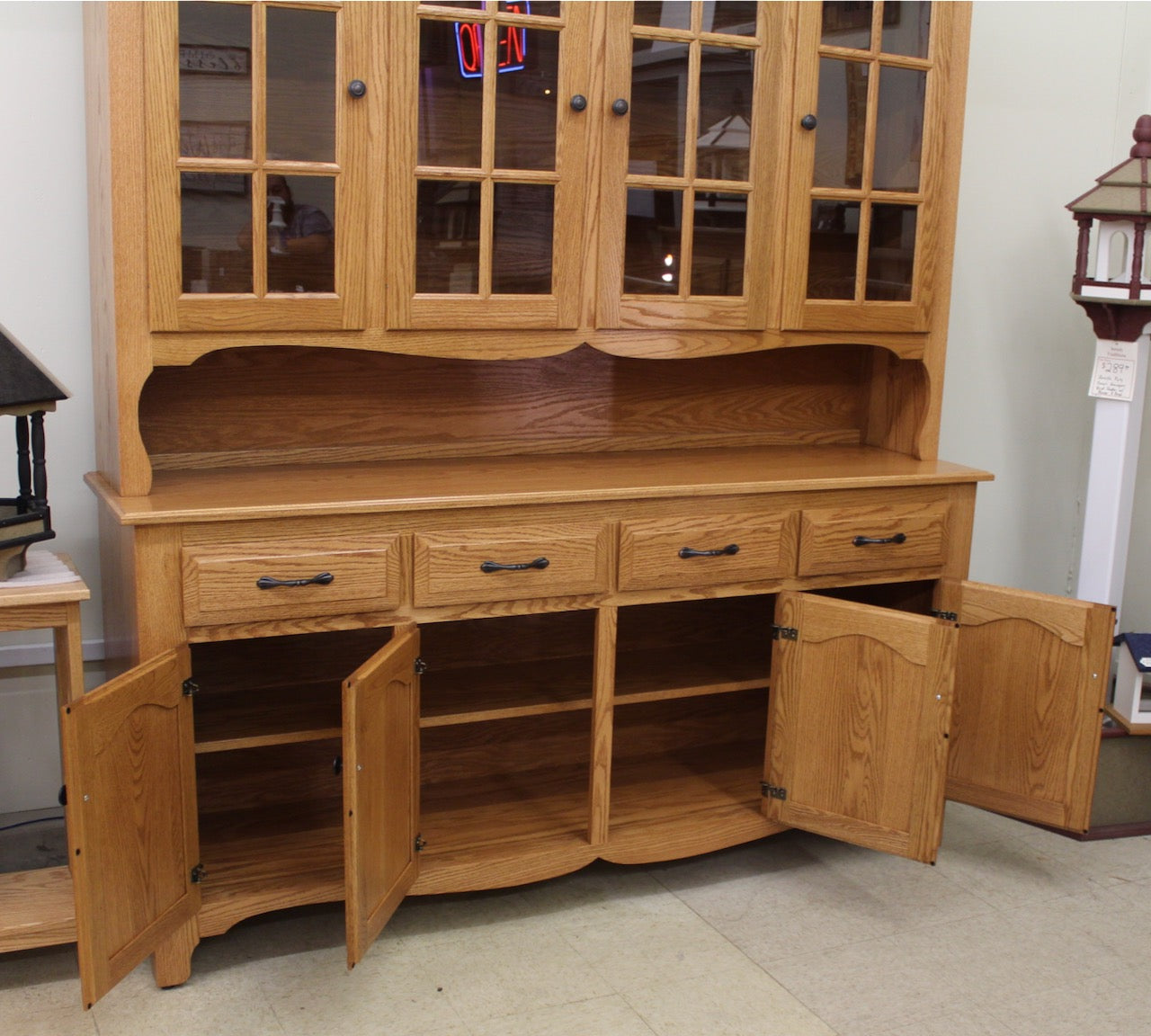 4-Door Country Hutch