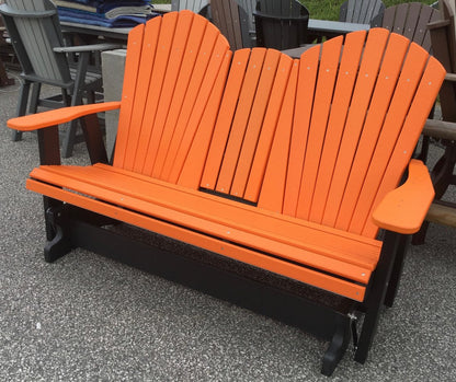 Poly 5′ Adirondack Glider with Fold Down
