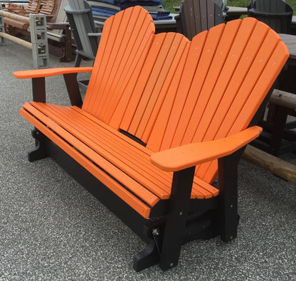 Poly 5′ Adirondack Glider with Fold Down