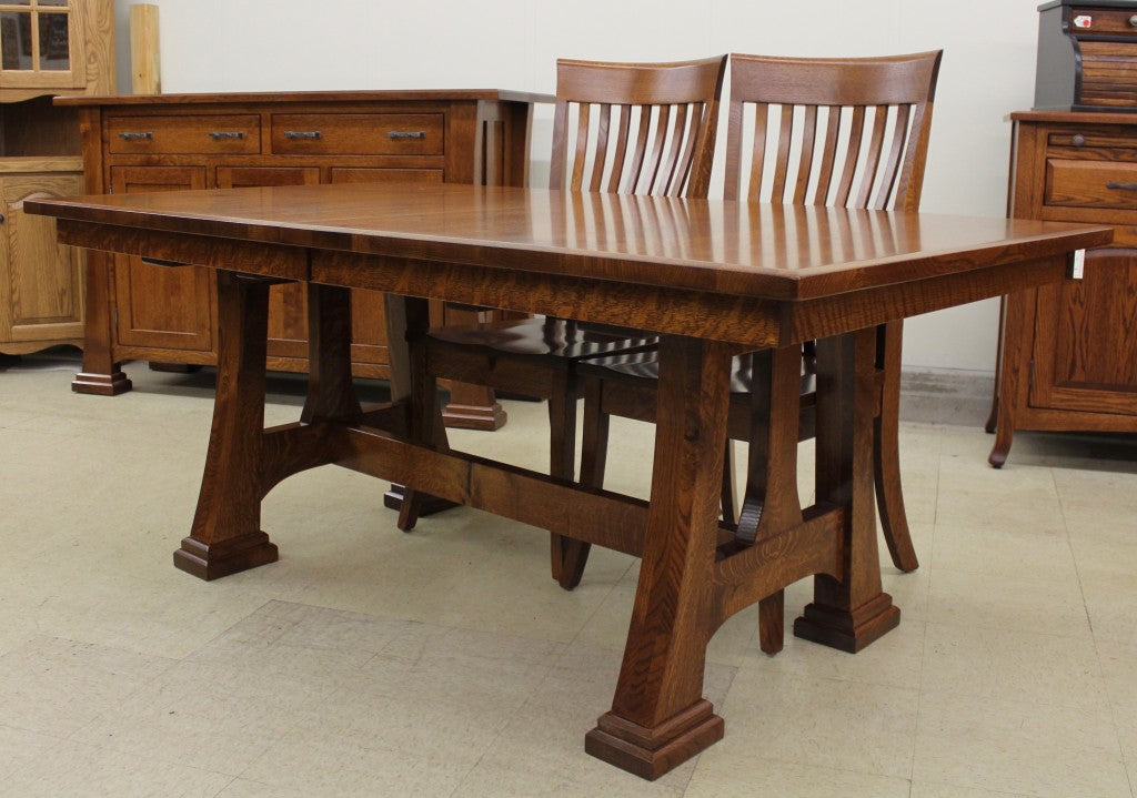 Christy Double Pedestal Table