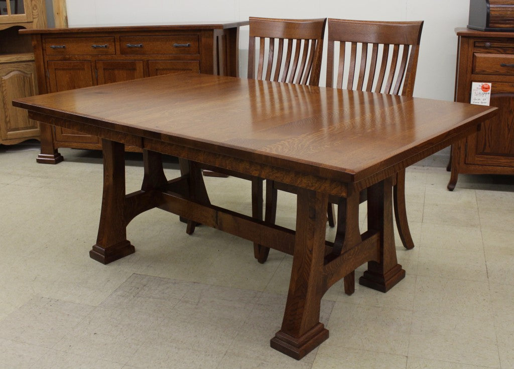 Christy Double Pedestal Table