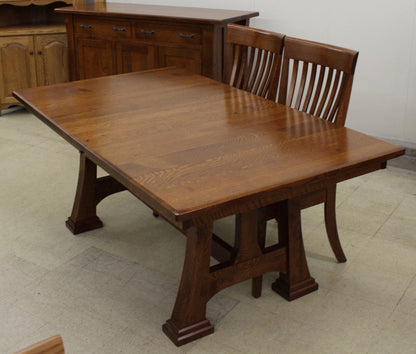 Christy Double Pedestal Table