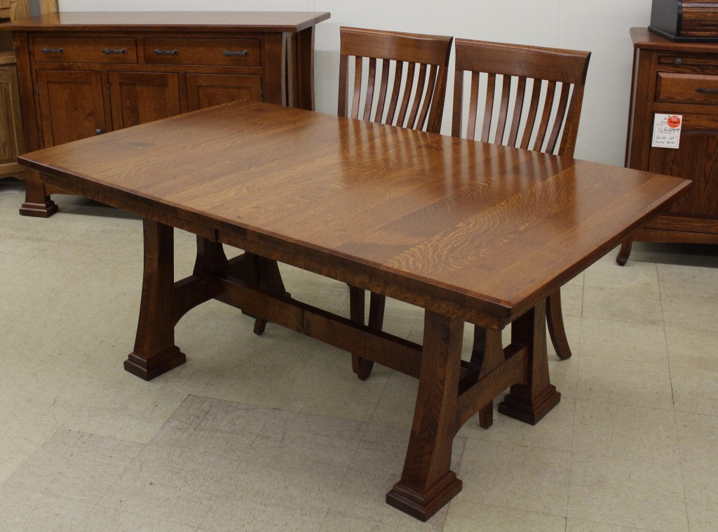 Christy Double Pedestal Table