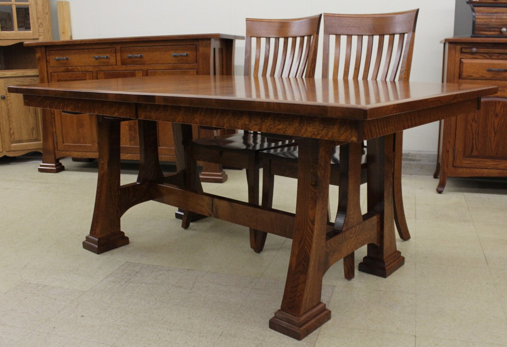 Christy Double Pedestal Table