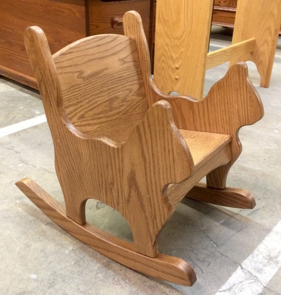 Kitty Cat Child’s Rocking Chair