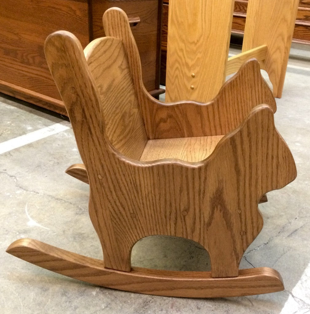 Kitty Cat Child’s Rocking Chair