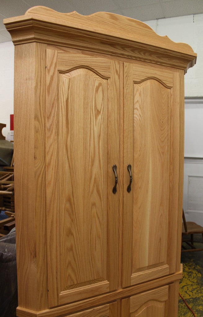 30″ Corner Country Hutch [Full Doors]