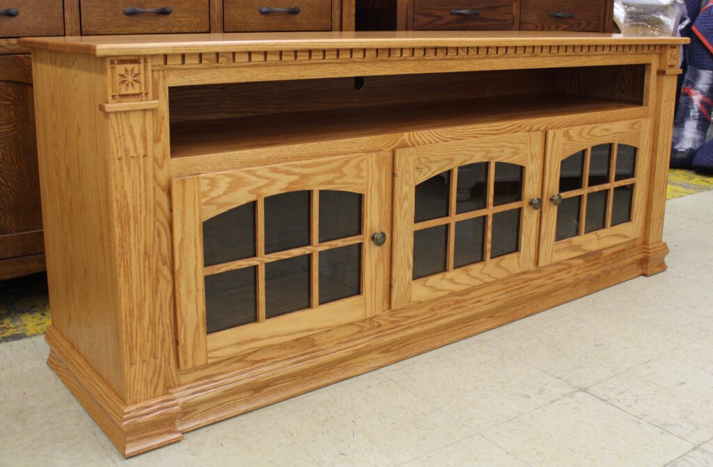 Deluxe 70″ TV Stand with Open VCR