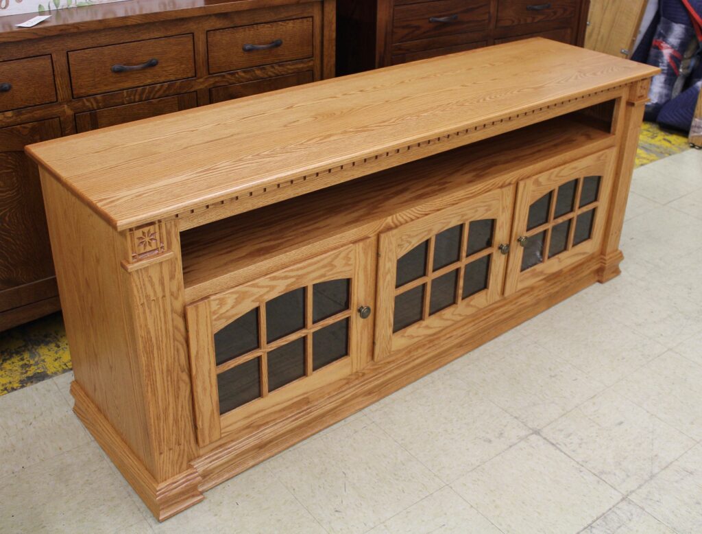 Deluxe 70″ TV Stand with Open VCR
