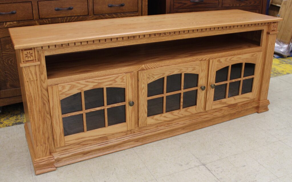 Deluxe 70″ TV Stand with Open VCR