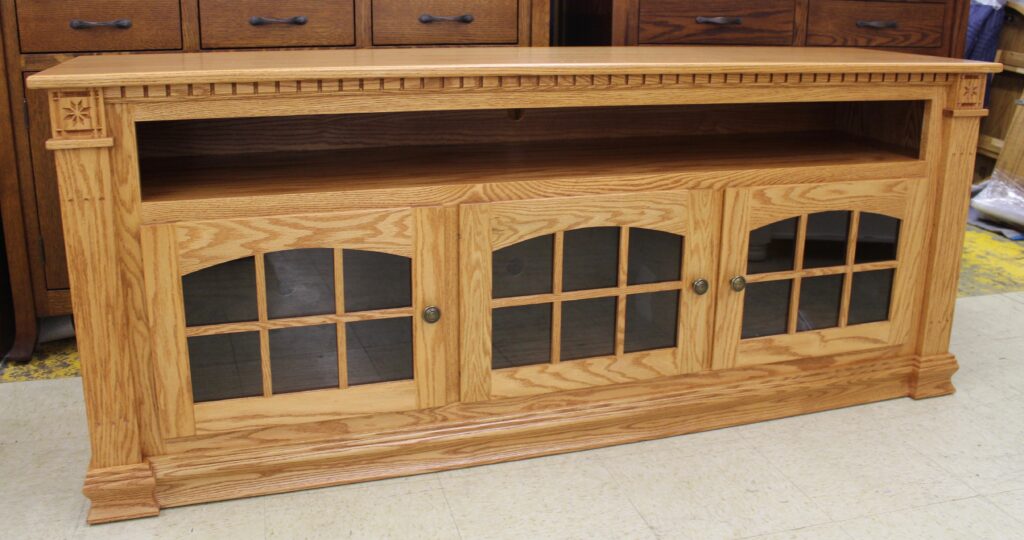Deluxe 70″ TV Stand with Open VCR