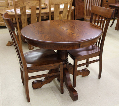 36" Round Single Pedestal Table