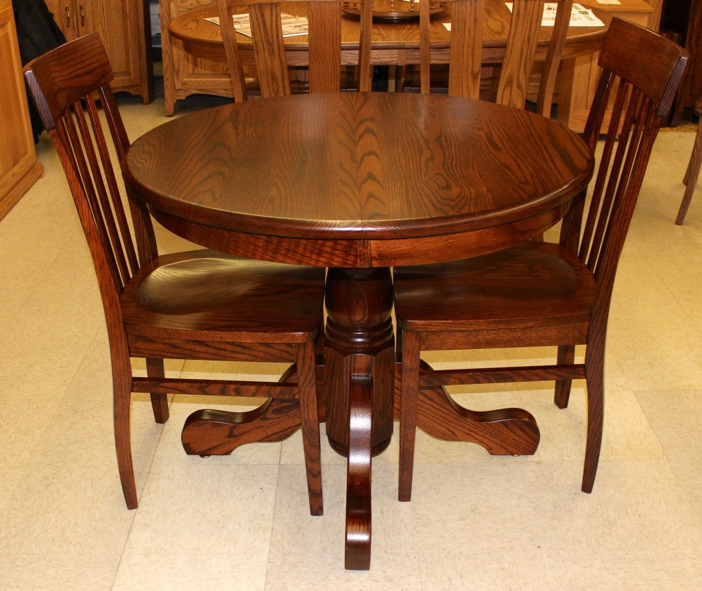 36" Round Single Pedestal Table